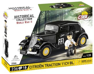 Cobi 2266 - Historical Collection - World War II - Citroen Traction 11CV