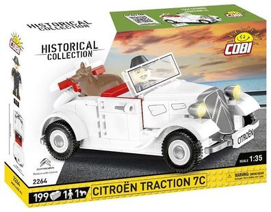 Cobi 2264 - Historical Collection - Citroen Traction 7C Cabriolet - Neu