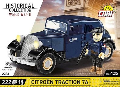 Cobi 2263 - Historical Collection - 1/35 1934 Citroen Traction 7A - Neu