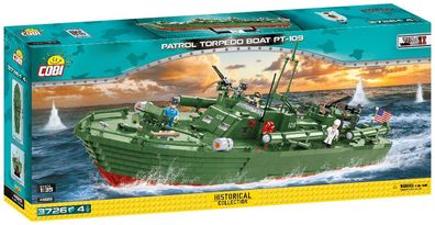 Cobi 4825 - Historical Collection - 1:35 WWII Patrol Torpedo Boat PT-1