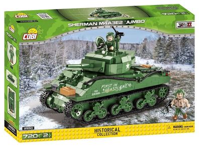 Cobi 2550 - Historical Collection - WWII Sherman M4A3E2 "Jumbo" - Neu