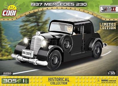 Cobi 2250 - WWII - 1:35 1937 Mercedes 230 - Limitierte Auflage - Neu