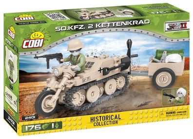 Cobi 2401 - Small Army - WWII SdKfz 2 Kettenkrad - Neu