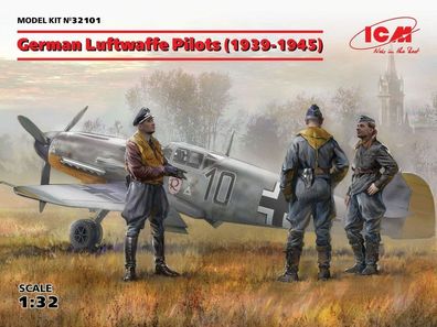 ICM Figurenset ! Piloten der deutschen Luftwaffe (1939-1945) (3 Abbildungen)