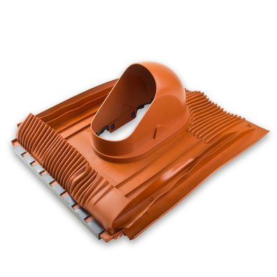 Klöber Dachentlüftung DN100 Orange Universal Grundplatte Dachdurchführung