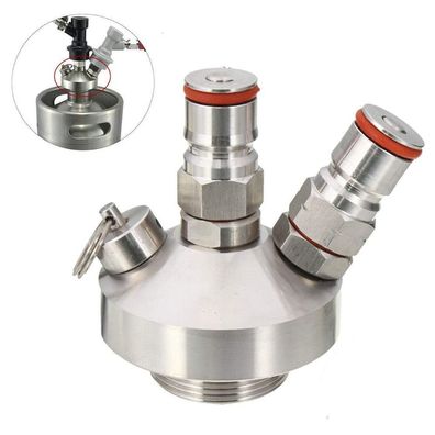 Keg Bierspender, Edelstahl Mini Fass Bier Growler Speer Tap Dispenser für
