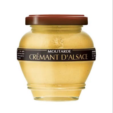 Domaine des Terres Rouges Moutarde Cremant d'Alsace Senf mit Cremant aus dem Elsass
