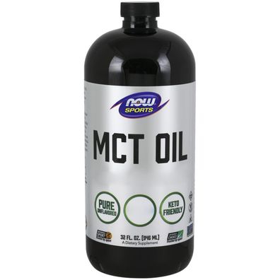 Now Foods, Sports MCT Oil, geschmacksneutral, 32 fl oz (946ml)