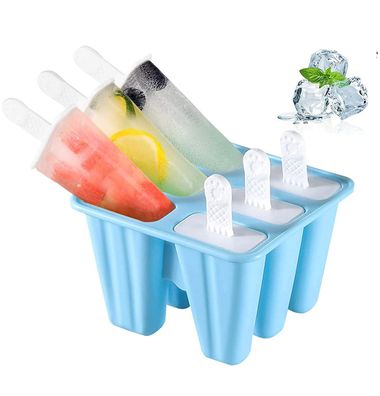 Eisstockform 6-teilige Silikon Eisstockform, BPA freie Eisstockform kann