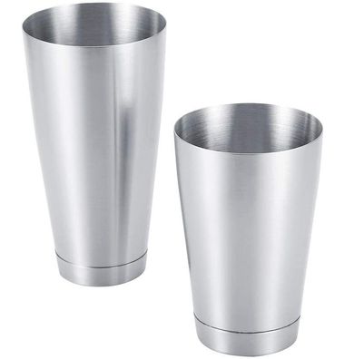 Stainless Steel Boston Shaker: 2-piece Set Weighted Professional Bartender