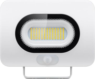 Goobay LED-Außenstrahler,50 W, Slim Design, mit Bewegungsmelder, 50 W, Weiß, 0.3 m
