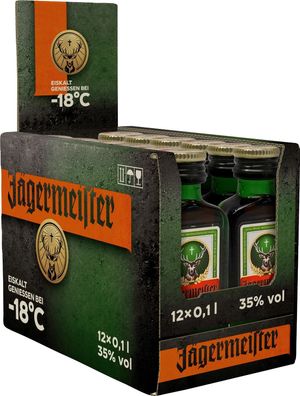 Jägermeister 35% Miniflasche 12x 0,1l