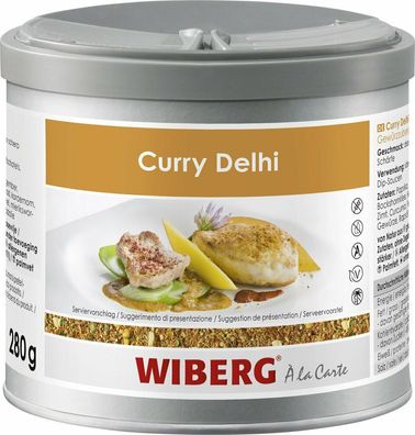 Wiberg Curry Delhi grob 280g im 470 ml Aroma-Treso