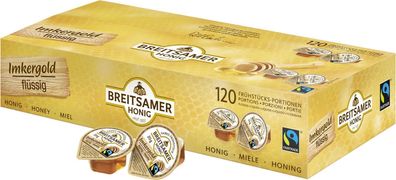 Breitsamer Imkergold Honig 120 Portionen á 20g