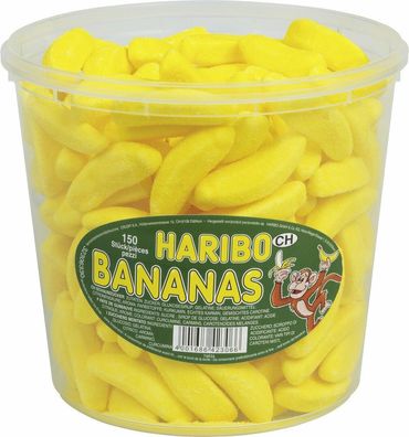 Haribo Bananas 150 Stück 1,05kg Dose