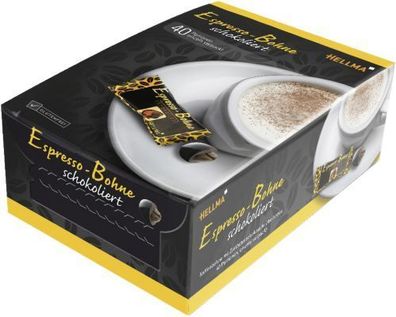 Hellma Espressobohnen schokoliert Zartbitter 40 St. 44g-Mini Box
