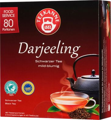 Teekanne Darjeeling 80 er 132 g