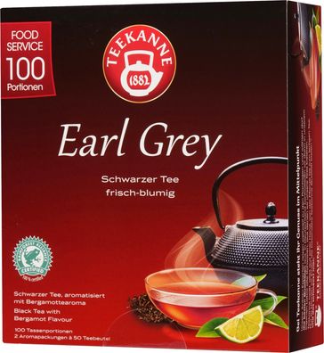 Teekanne Earl Grey 100 Beutel