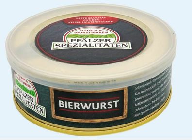 Pfälzer Spezialitäten Bierwurst Vollkonserve 200g Dose