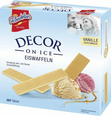 DeBeukelaer Decor on Ice Premium Eiswaffeln lose 507 Stück