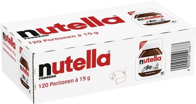 Ferrero Nutella 120 x 15g Portionspackungen