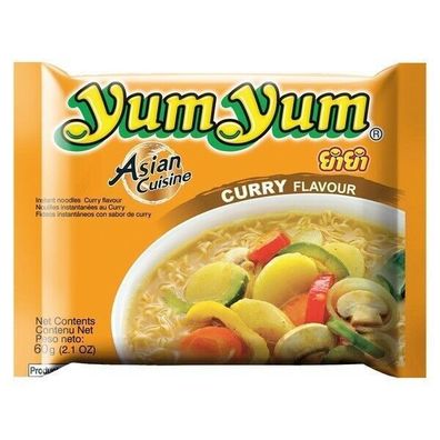 YumYum CURRY Instant Nudelsuppe 30 x 60g