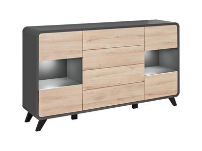 Designer Luxus Modern Kommode Holzmöbel Wohnzimmer Einrichtung Neu