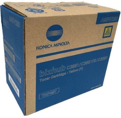 Konica-Minolta A95W250 TNP49Y Toner Patrone Kit Gelb Yellow NEU!