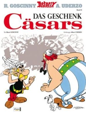 Asterix & Obelix Comic Band 21 Das Geschenk Cäsars Softcover Deutsch NEU!