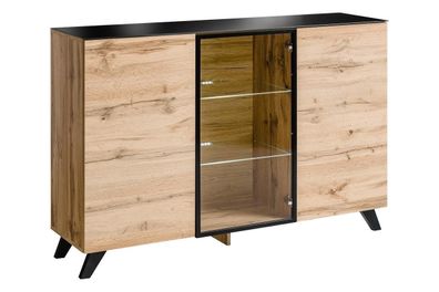 Kommode Holz Design Modernes Sideboard Wohnzimmer Einrichtung Neu