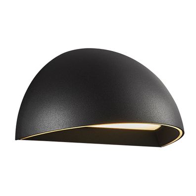 Nordlux Smart Home ARCUS SMART LED Außenwandleuchte schwarz, opal weiß 440lm IP54 App