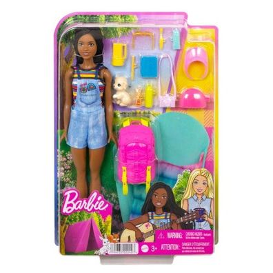 Mattel - Barbie It Takes Two Brooklyn Camping Doll With Puppy / from Assort - ...