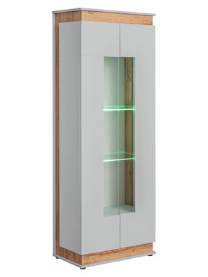 Grau Vitrine Luxus Wohnzimmer Schränke Holzmöbel Neu Designer Möbel