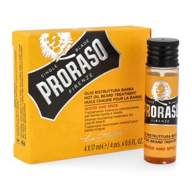 Proraso Intensiv Behandlung heisses Bartöl 4 x 17 ml