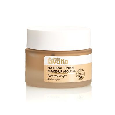 LaVolta Natural Finish Make-up Mousse 50ml silikonfrei mit Panthenol und Q10