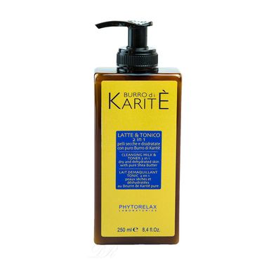 Phytorelax Karite Reinigungsmilch & Toner mit Sheabutter 250 ml