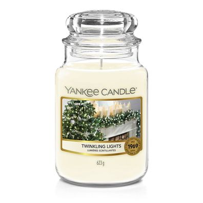 Yankee Candle Twinkling Lights Duftkerze Großes Glas 623 g