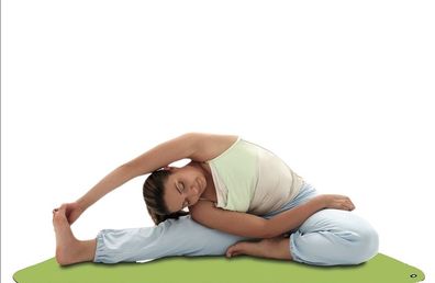 Yoga und Gymnastikmatte Bicolor 8mm, 65x180cm