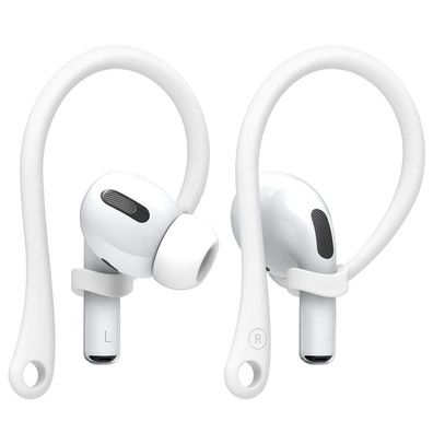 2 Paar Ohrbügel Entworfen für Apple AirPods, Entwickelt Weiß
