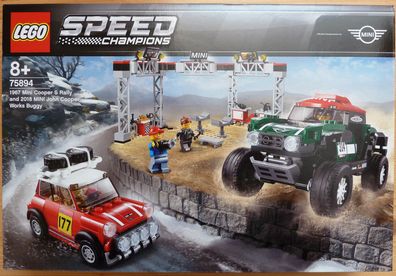 NEU: LEGO Speed Champions "Rallyeauto 1967 Mini Cooper S und Buggy 2018" (75894)