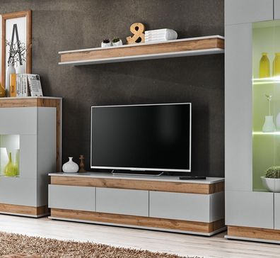 Wohnzimmer Set TV Ständer Neu Regal Luxus Möbe Modern Design Wohnwand