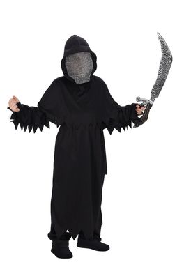 Kostüm schwarzer Geist Ghost Kinder Gr.128 140 Sensenmann Halloween Karneval