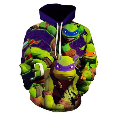 Teenage Mutant Ninja Turtles Kapuzenpullover Leo Raph Splinter Sweatshirt 3D Hoodie