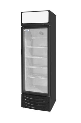 Basicline Getränkekühlschrank 260 l mit Leuchtaufsatz (230V)