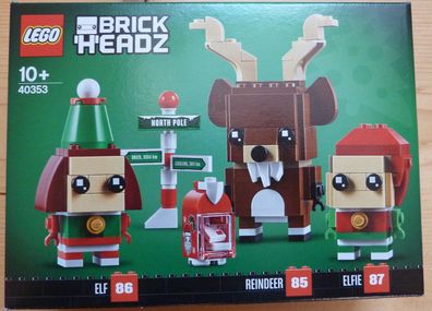 NEU: LEGO Brickheadz "Rentier und Elfen" (40353)