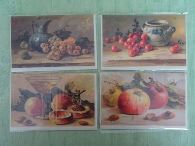 4 er Set Mamelok 2005 Catarina Klein Beryl Peters Stilleben