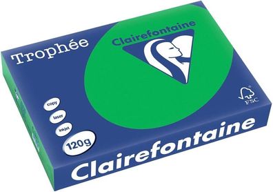 Clairefontaine Trophée Billiardgrün 120g/ m² DIN-A4 - 250 Blatt