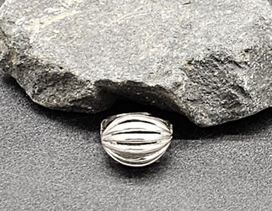 Damenring 800er Silber fein durchbrochen Ringschiene offen Größe 53 antik