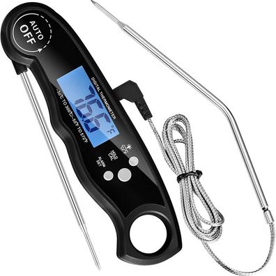 Grillthermometer Digital, Sofort Lesen Fleischthermometer Bratenthermometer,