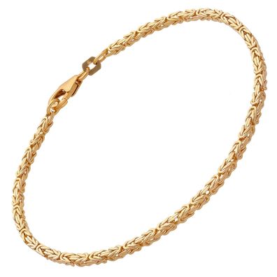 trendor Schmuck Damen-Armband Königskette Gold 333/8K Breite 2,0 mm 15791